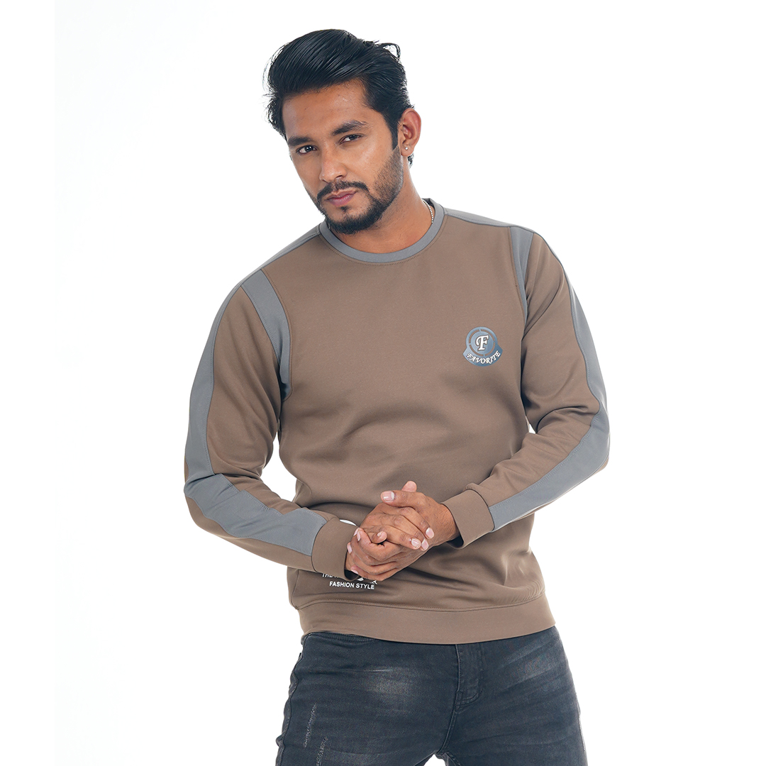 MYTH  DARK BROWN SWEATSHIRT FOR MEN